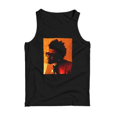 Blinding Lights By The Weeknd Tank Top Synthwave Size S - 2XL